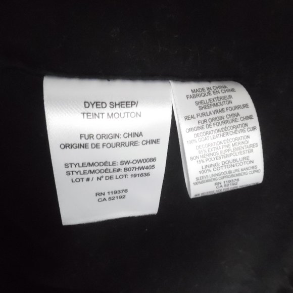 Helmut‎ Lang Mongolian Real Fur Combo Nubuck Leather Sleeve Black Jacket Coat - Picture 16 of 16